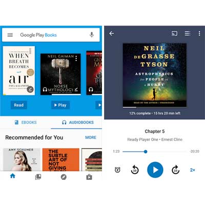 Aplicación Google Play Books