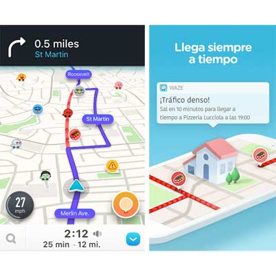 Aplicación Waze