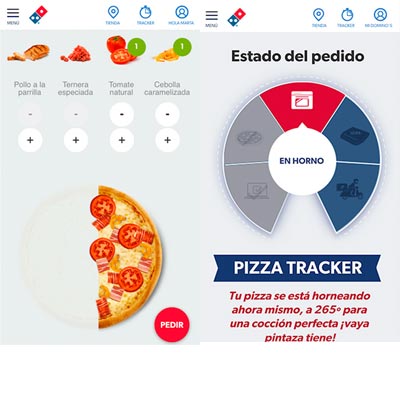 Aplicación Domino's Pizza