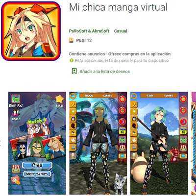 Aplicación Mi Chica Manga Virtual