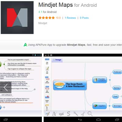 Aplicación MindJet Maps