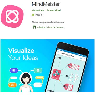 Aplicación MindMeister