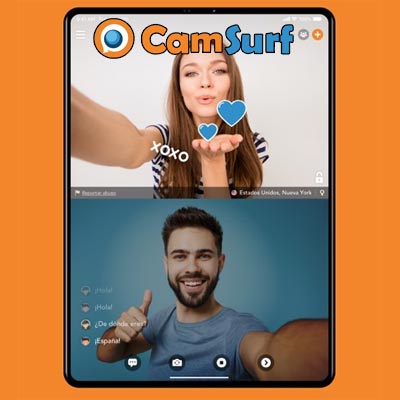 Camsurf App para Videochat Aleatorio Gratuito