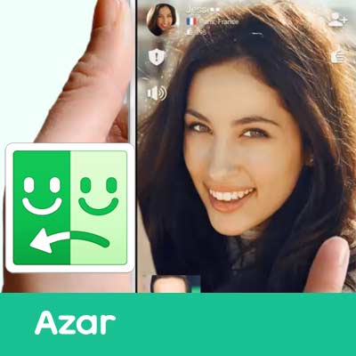 Cómo entrar en Azar App Vídeo Chat