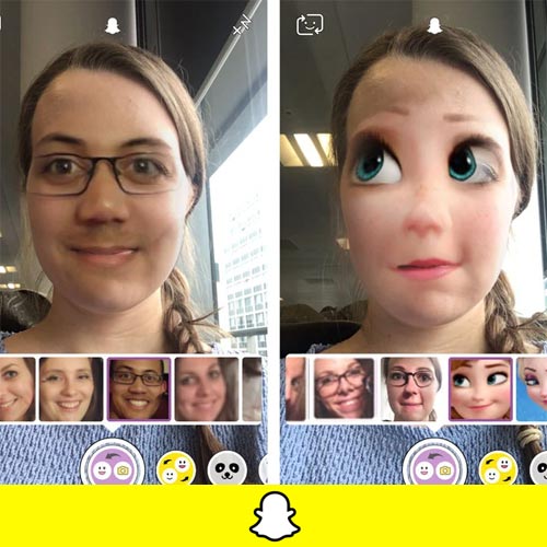 Cómo usar el filtro de intercambio de caras en Snapchat