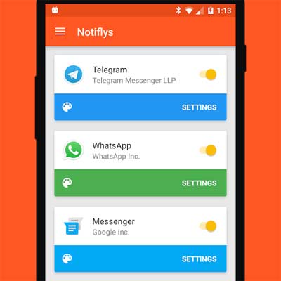 App Flychat para gestionar varias aplicaciones de chat a la vez